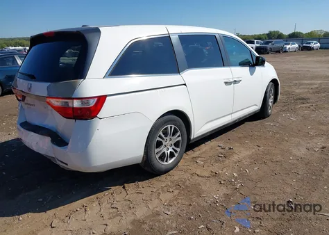 2013 Honda Odyssey Ex-L z USA, uszkodzony, nr VIN 5FNRL5H6XDB080547